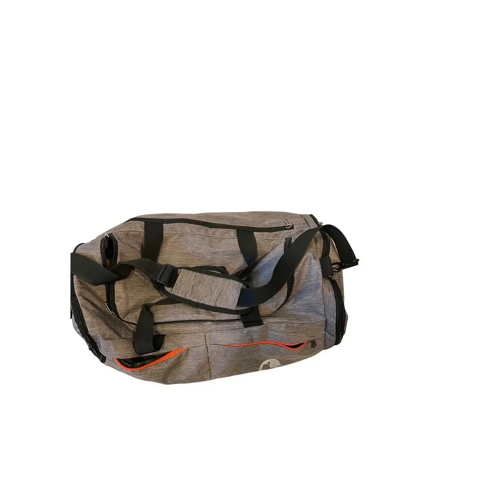 Canway Gray Duffel Gym Bag 20x10x10